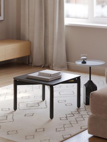 Столик кофейный saga, 60х60 см, темно-серый 3