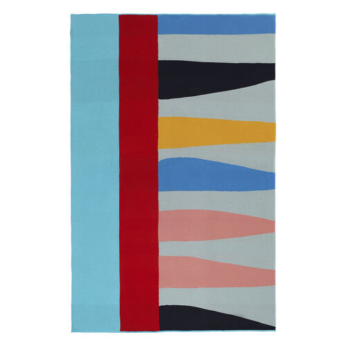 Плед из хлопка по мотивам нанайских орнаментов из коллекции cult 2