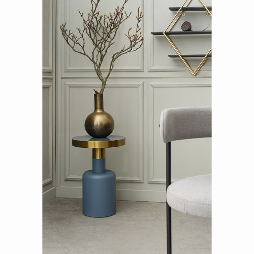 Столик журнальный froud, D35 см, синий 3