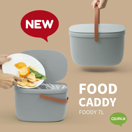 Контейнер для пищевых отходов foody, 7 л, серый 1 Контейнер для пищевых отходов foody, 7 л, серый 1