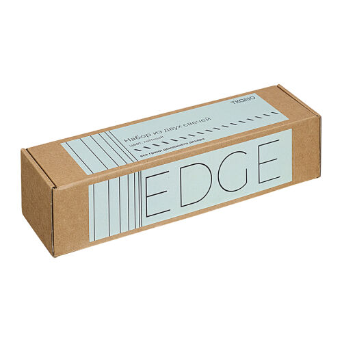 Набор из двух свечей мятного цвета из коллекции edge, 24,5 см 6 Набор из двух свечей мятного цвета из коллекции edge, 24,5 см 6