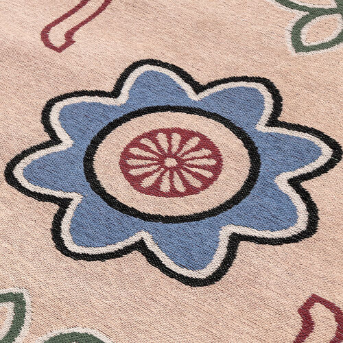 Ковер из хлопка по мотивам эвенских орнаментов из коллекции cult 7