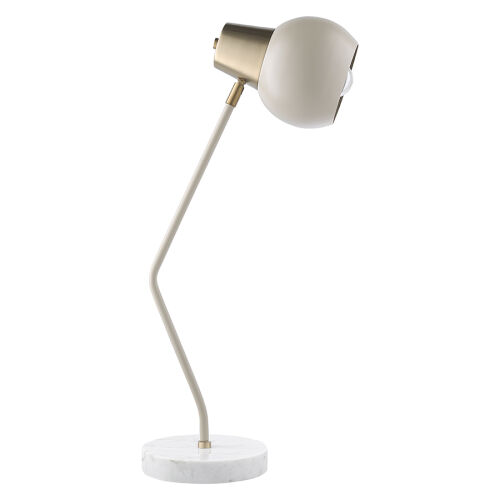 Лампа настольная rond, D18х60 см, бежевая 3