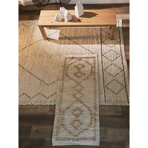 Ковер из переработанного хлопка dispur из коллекции ethnic, 200х 1