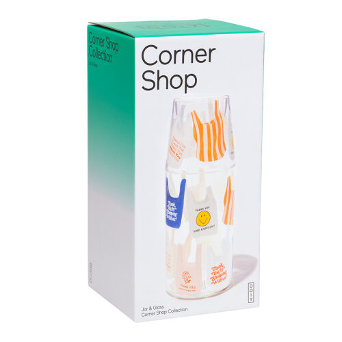 Набор из графина и стакана corner shop, thank you bag 7 Набор из графина и стакана corner shop, thank you bag 7
