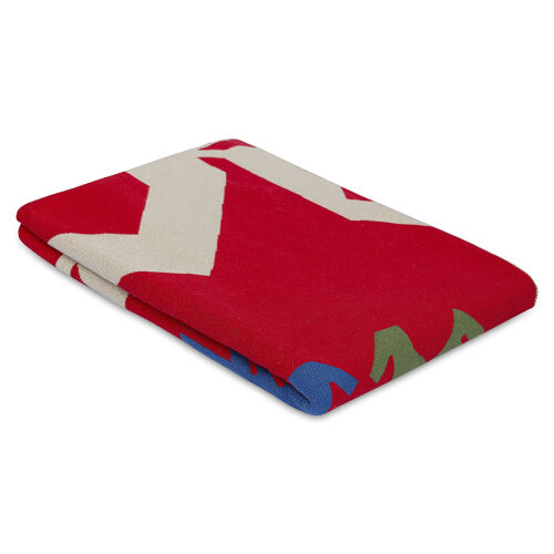 Плед из хлопка по мотивам чувашских орнаментов из коллекции cult 5