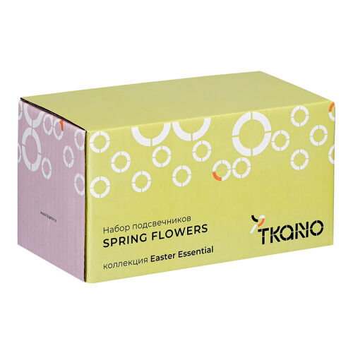 Набор подcвечников spring flowers из коллекции easter essential 7