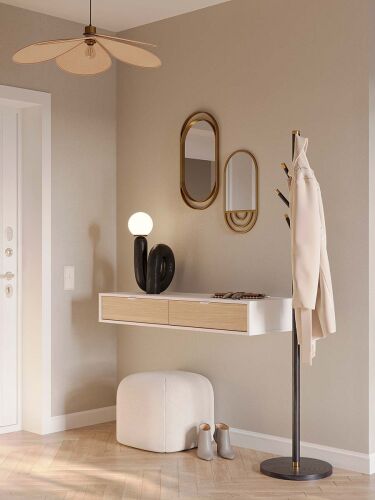 Светильник подвесной kamille, D79 см, бежевый 3