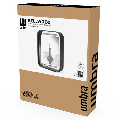 Фоторамка двухсторонняя bellwood, 19х24, черная 7