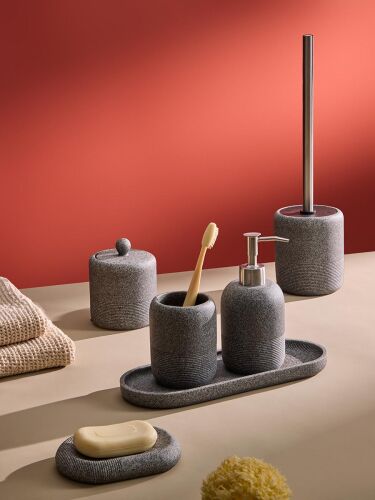 Мыльница loup, графитовая 2