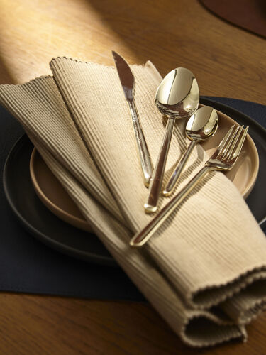 Набор столовых приборов pure, золотистые глянцевые, 16 пред. 6