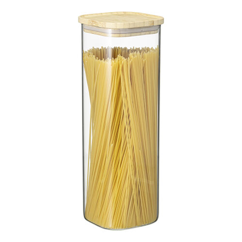 Банка для хранения квадратная glass bamboo, 2,2 л 4 Банка для хранения квадратная glass bamboo, 2,2 л 4