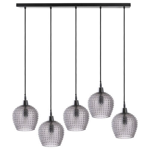 Светильник подвесной каскадный aurora, 110х18 см, серый 1