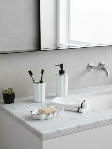 Стакан для зубных щеток camellia, белый 2