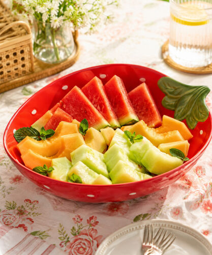 Тарелка обеденная jardin des fraises, D28 см 4