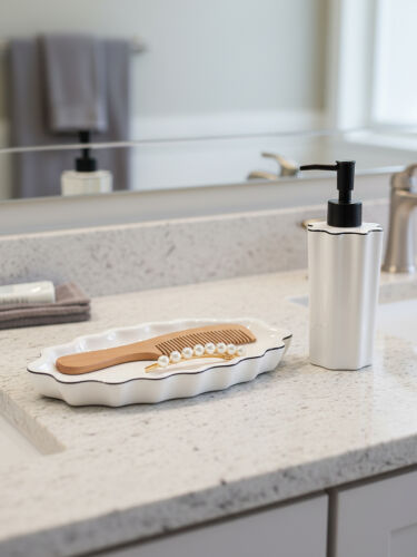 Подставка для ванных принадлежностей camellia, белая 3