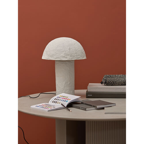 Лампа настольная texture sleek, D32x42 см, белая 3