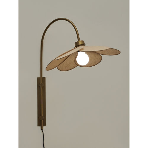 Светильник настенный kamille, 55х67 см, бежевый 2