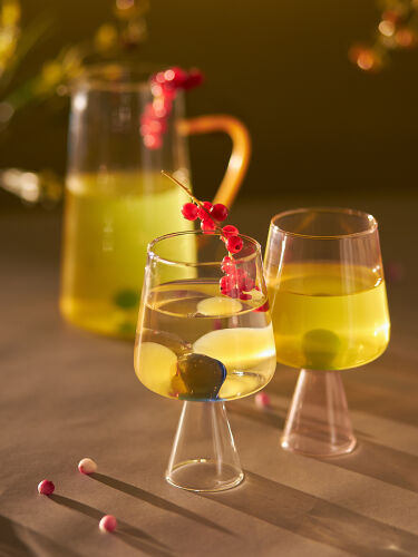 Набор бокалов для вина orb, 400 мл, синий/янтарный, 2 шт. 2