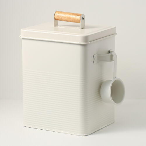 Банка для хранения универсальная irmel, 6,2 л, с ложкой, молочна 7