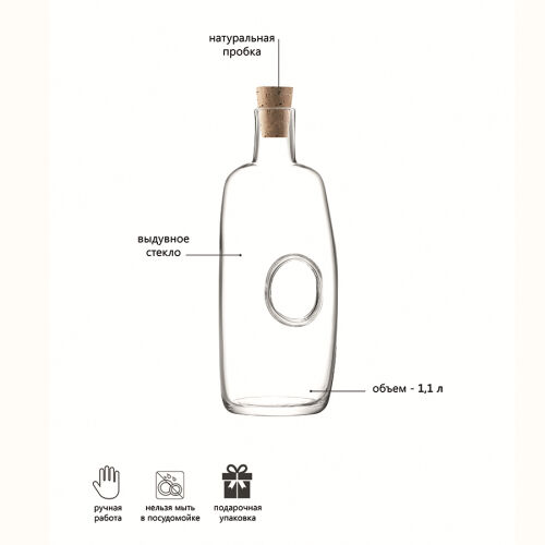 Графин с пробкой void, 1,1 л 5
