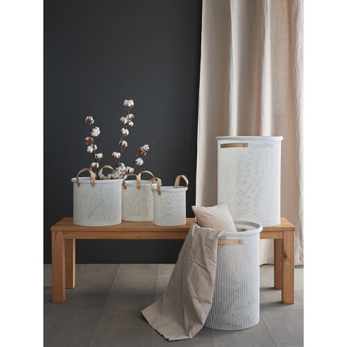 Корзина для хранения sustainable collection, D37х52 см, молочная 2 Корзина для хранения sustainable collection, D37х52 см, молочная 2