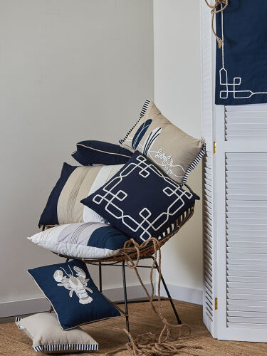Подушка декоративная navy story из коллекции sea treasures, 45х4 2