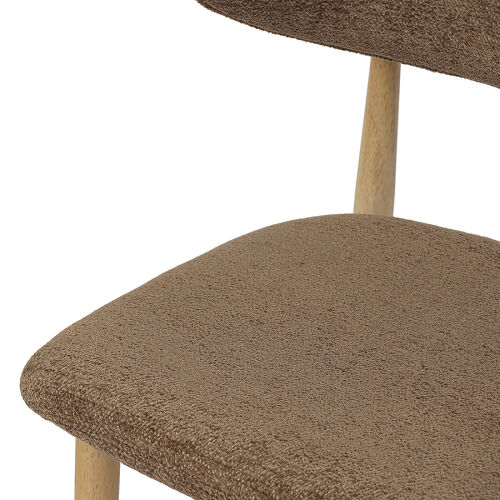 Стул stone, мягкий шенилл, кофе с молоком 7