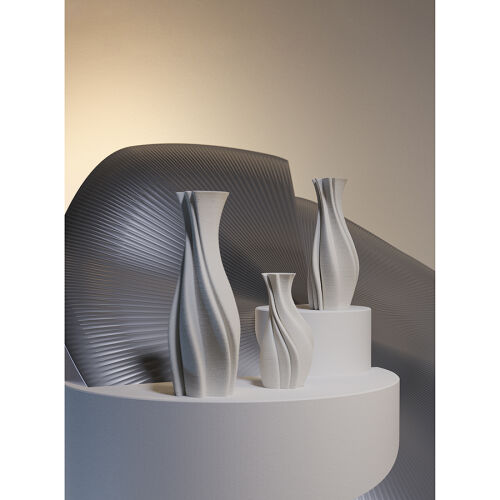 Ваза для сухоцветов printed art, spiral, 25 см 5 Ваза для сухоцветов printed art, spiral, 25 см 5