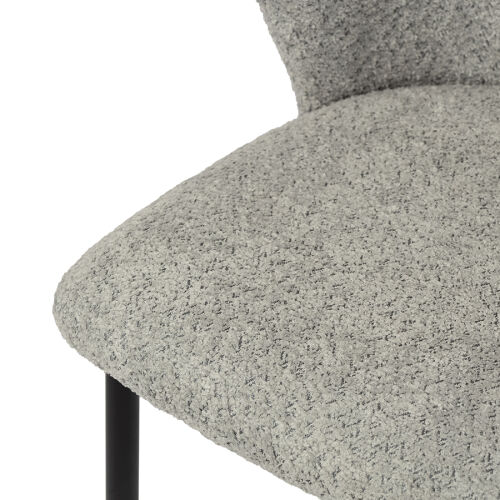 Стул барный foggy, букле, серый 4