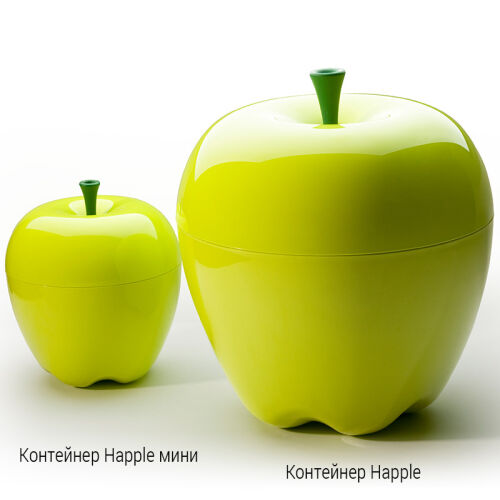 Контейнер happle мини, зеленый 2 Контейнер happle мини, зеленый 2