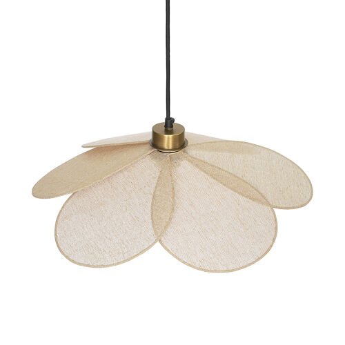 Светильник подвесной kamille, D46 см, бежевый 4