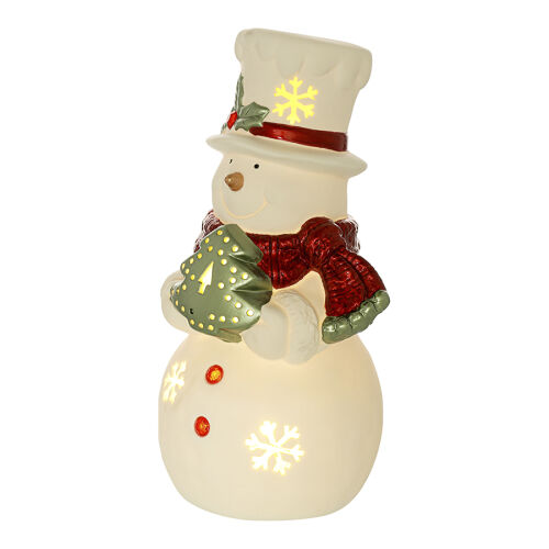 Декор новогодний с подсветкой classy snowman из коллекции new ye 6