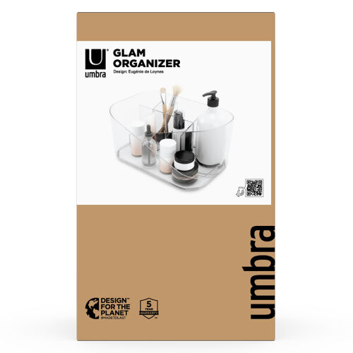 Органайзер для косметики glam, прозрачный 7