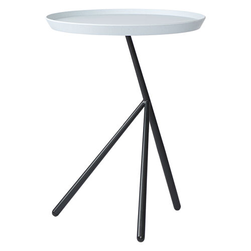 Столик приставной sustainable collection, D38 см, серо-голубой/ч 2 Столик приставной sustainable collection, D38 см, серо-голубой/ч 2