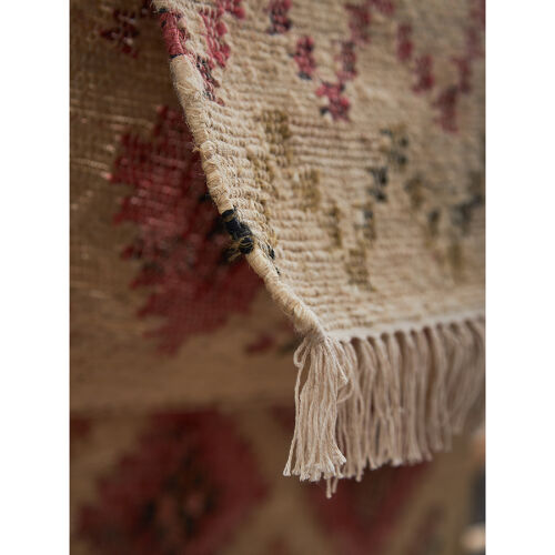 Ковер из джута и шерсти по мотивам башкирских орнаментов из колл 3