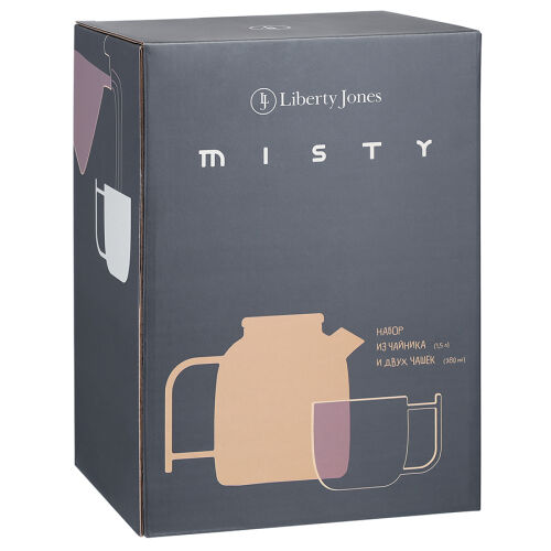 Набор из чайника и двух чашек misty, 1,5 л 14