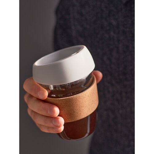 Кружка cozy cup, 350 мл, светло-серая 1 Кружка cozy cup, 350 мл, светло-серая 1