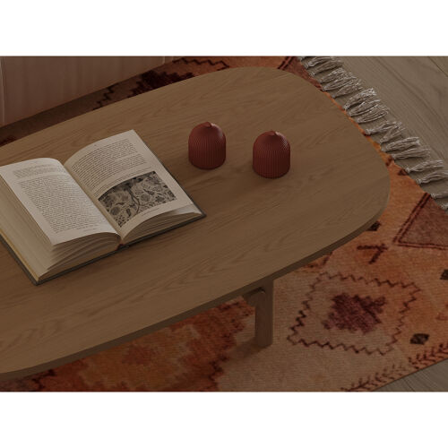 Стол журнальный ottal, 110х59,5х32 см, бук, бежевый 4