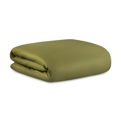 Комплект постельного белья из премиального сатина оливкового цве 5