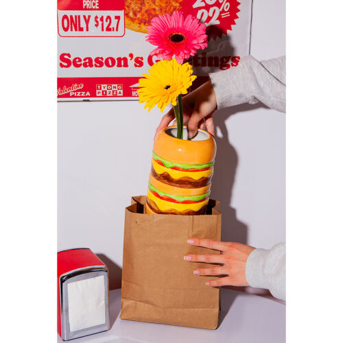 Ваза для цветов fast food, burger, 18 см 3 Ваза для цветов fast food, burger, 18 см 3