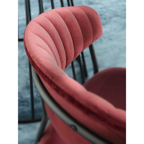 Стул stefany, велюр, винный 4