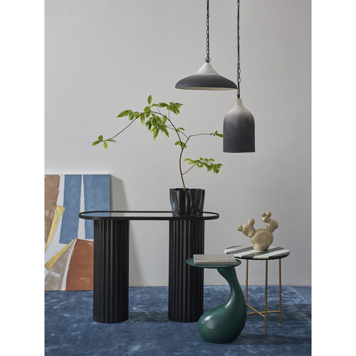 Светильник подвесной sustainable collection, D22х39 см, черный/б 1