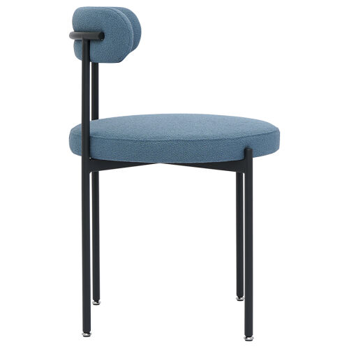 Стул loter, букле, темно-синий 2