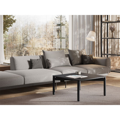 Столик кофейный saga, 75х75 см, темно-серый 3