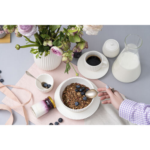 Набор из двух чайных пар белого цвета из коллекции edge, 250мл 2