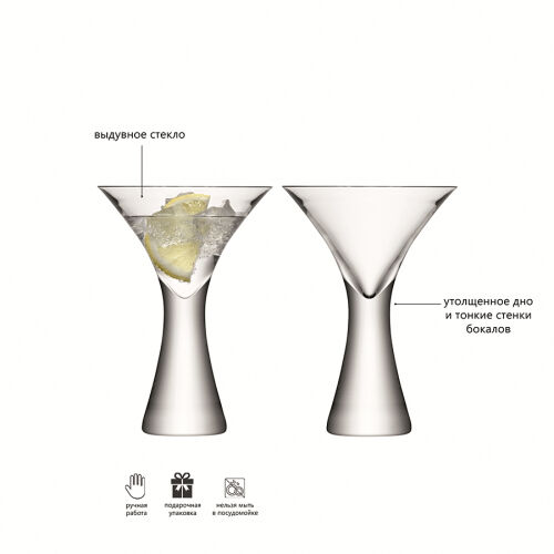 Набор бокалов для коктейлей moya, 300 мл, 2 шт. 7