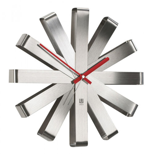 Часы настенные ribbon, D31 см, сталь 1 Часы настенные ribbon, D31 см, сталь 1