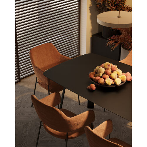 Стул wendy, рогожка, терракота 5