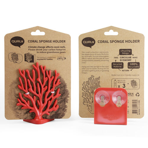 Держатель для мочалок coral sponge, красный 4 Держатель для мочалок coral sponge, красный 4